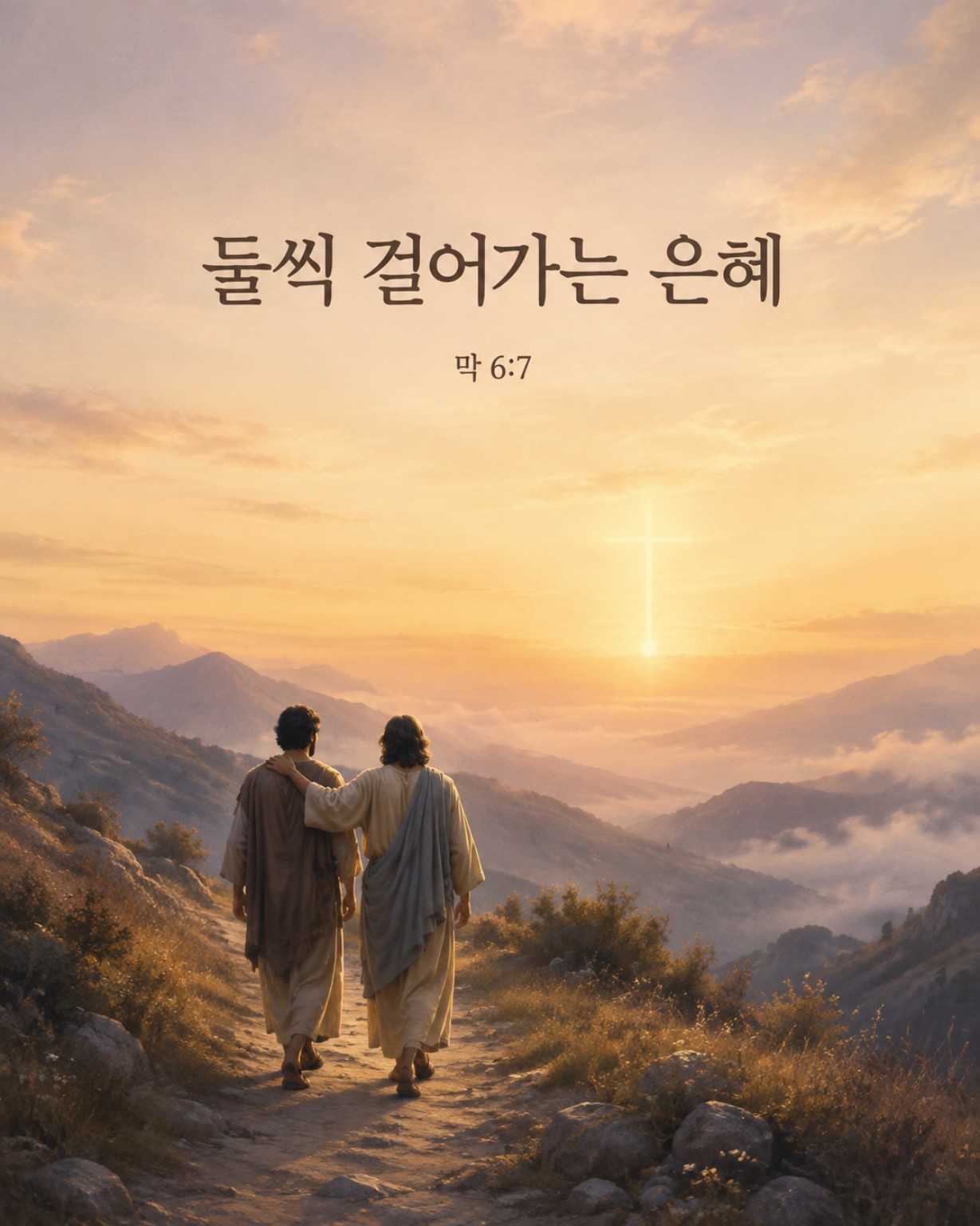 둘씩 걸어가는 은혜 — 마가복음 6장 7절
